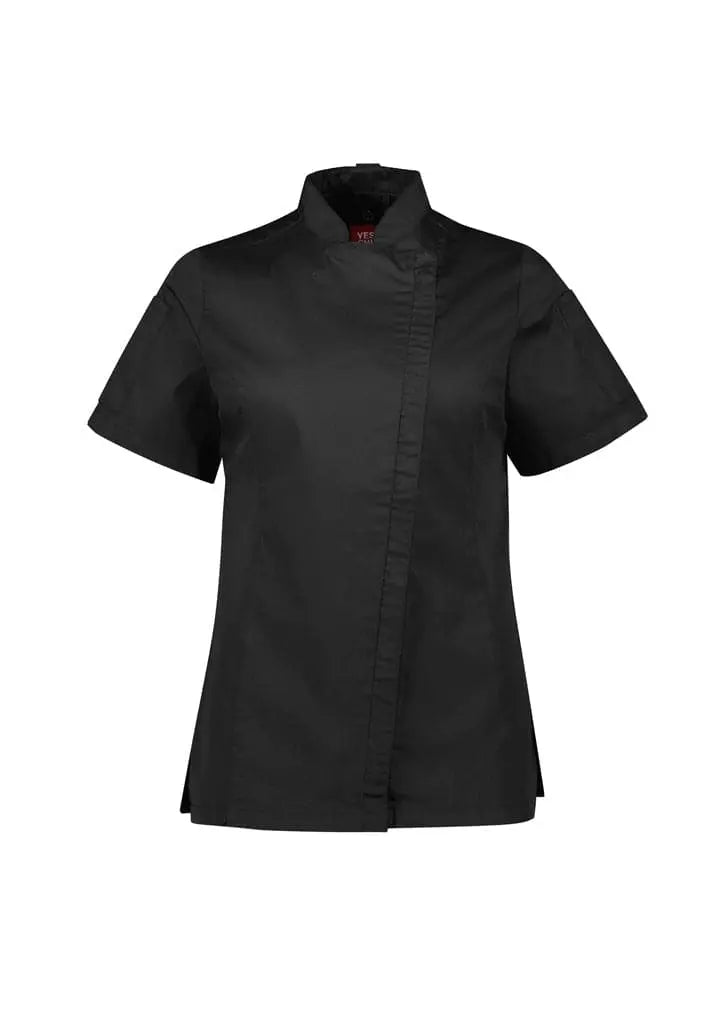 Biz Collection Womens Alfresco Short Sleeve Chef Jacket CH330LS Biz Collection